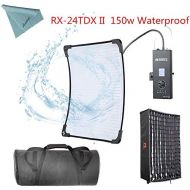 FalconEyes Falcon Eyes RX-24TDX 150W 3000-5600K Bi-Color LED Photo Light with RX-24TDXSBHC Honeycomb Grid Softbox and RC-3T Remote Control (RX-24TDX+RX-24TDXSBHC+RC-3T)
