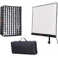 Falcon Eyes RX-24TDX 150W Roll-Flex Photo Light 3000K-5600K Bi-Color LED Photo Light with Honeycomb Grid Softbox Flexible Continuous Output Lighting for Shooting (RX-24TDX+RX-24TDXSBHC)