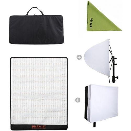  FalconEyes Falcon Eyes RX-18T (New Packaging) 62W Photo Light Portable LED Photo Light Flexible LED Photo Light with Diffuser (RX-18T Kit with Soft Box)