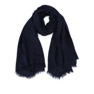 Faliero Sarti Jurin blue modal and cashmere scarf