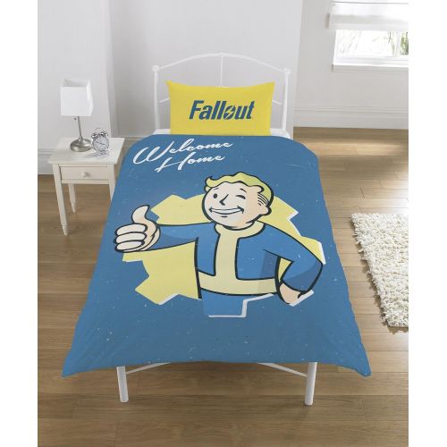  Fallout Vault Boy UK Single/US Twin Unfilled Duvet Cover Set