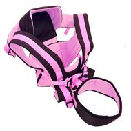 Family First Enterprises Baby Carrier 4 Position 360 Sling, Front & Rear Facing, Backpack Positions, Newborn to Toddler, Easy in & Out-Padded Straps & Waist Belt, Pink