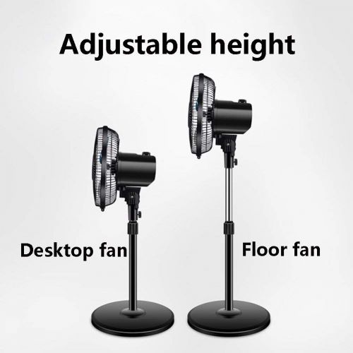  Fan FAN LYFS Electrical Oscillating Pedestal Stand Floor-Standing Desktop Can Be Rotated Desk, Black