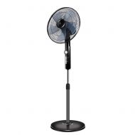 Fan FAN LYFS Standing Pedestal Oscillating Rotating Adjustable Telescopic Stand 4 Speed Setting Low Noise Energy Efficient Ideal for Home Or Office Black