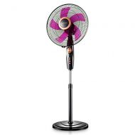 Fan FAN LYFS Standing Pedestal Electrical Shaking Head Oscillating Pedestal Stand Floor-Standing 3 Speed Setting Timer Adjustable Telescopic Low Noise Energy Efficient