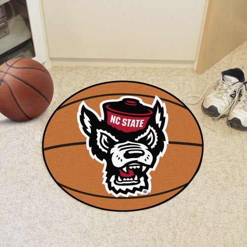  Fan Mats NC State Basketball Mat 27 diameter