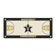 Fan Mats Vanderbilt Basketball Court Runner 30x72