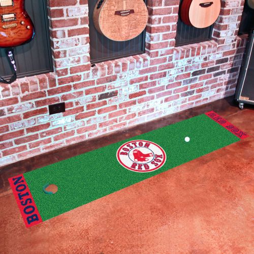  FanMats MLB Boston Red Sox Putting Green Mat