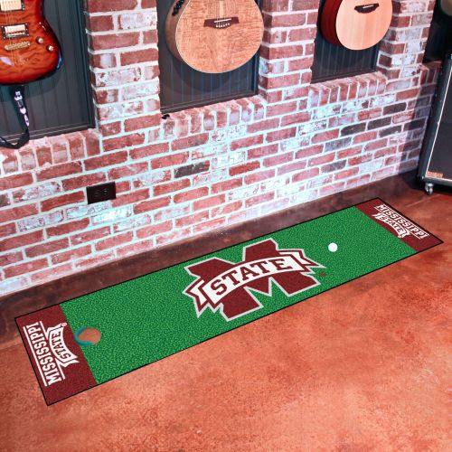  FanMats Mississippi State University Putting Green Mat