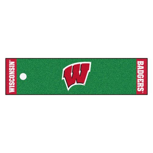  FanMats University of Wisconsin Putting Green Mat