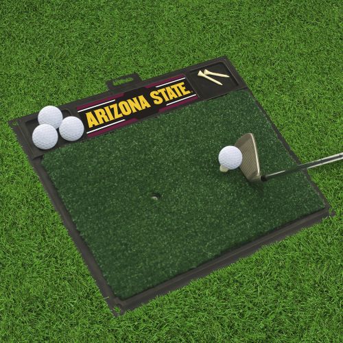  Fan Mats Arizona State Sun Devils 20 x 17 Golf Driving Range Mat - Green