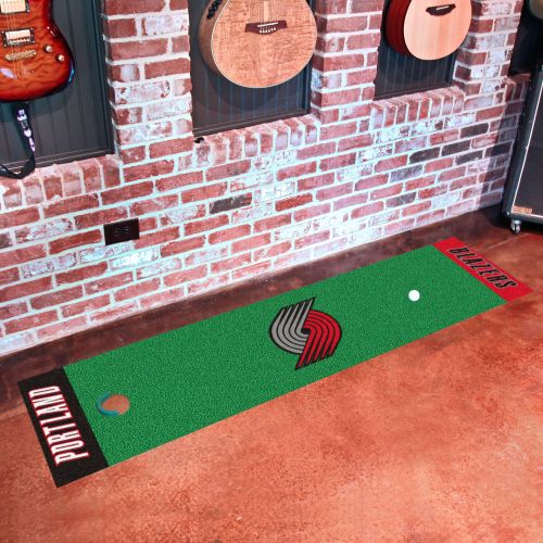  FanMats NBA Portland Trail Blazers Putting Green Mat