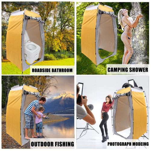  Fan-Ling Portable Pop-up Tent,Privacy Shelter, Bathing Toilet Changing Tent, Outdoor for Camping Shower Fishing Bathing Toilet Beach Park- with Carrying Bag,Water Resistant Polyest