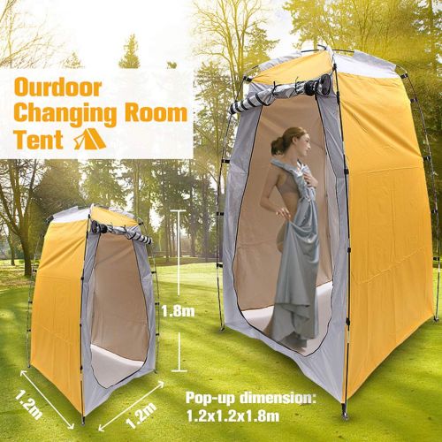  Fan-Ling Portable Pop-up Tent,Privacy Shelter, Bathing Toilet Changing Tent, Outdoor for Camping Shower Fishing Bathing Toilet Beach Park- with Carrying Bag,Water Resistant Polyest