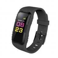 Fanala Unisex Waterproof Digital Display Buckle Closure Smart Bracelet Health Wristband Fitness Trackers