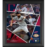 Corey Kluber Cleveland Indians 15 x 17 Impact Player Collage with a Piece of Game-Used Baseball - Limited Edition of 500 - Fanatics Authentic Certified