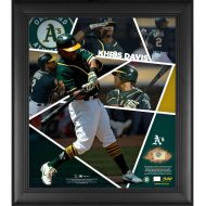 Khris Davis Oakland Athletics 15 x 17 Impact Player Collage with a Piece of Game-Used Baseball - Limited Edition of 500 - Fanatics Authentic Certified