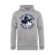 Youth Los Angeles Dodgers Fanatics Branded Heathered Gray Disney Rally Ears Pullover Hoodie