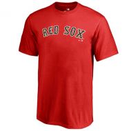 Youth Boston Red Sox Fanatics Branded Red Memorial Wordmark T-Shirt