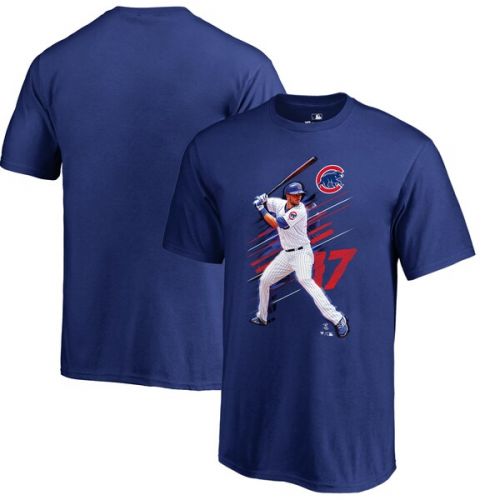  Youth Chicago Cubs Kris Bryant Fanatics Branded Royal Fade Away T-Shirt