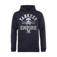 Youth New York Yankees Fanatics Branded Navy MLB Star Wars Empire Pullover Hoodie