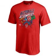 Youth Washington Nationals Fanatics Branded Red Marvel Avengers Assemble T-Shirt