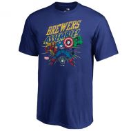 Youth Milwaukee Brewers Fanatics Branded Royal Marvel Avengers Assemble T-Shirt