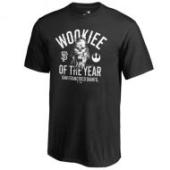 Youth San Francisco Giants Fanatics Branded Black Star Wars Wookiee Of The Year T-Shirt