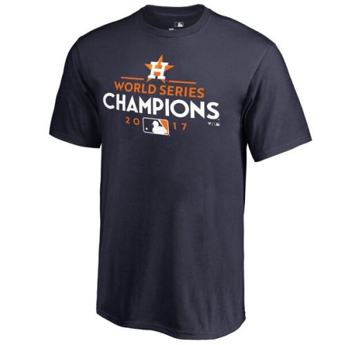  Youth Houston Astros Fanatics Branded Navy 2017 World Series Champions T-Shirt