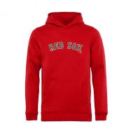 Youth Boston Red Sox Fanatics Branded Red Memorial Wordmark Pullover Hoodie