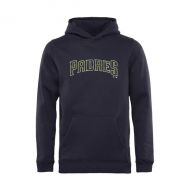 Youth San Diego Padres Fanatics Branded Navy Memorial Wordmark Pullover Hoodie