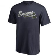 Atlanta Braves Fanatics Branded Youth Armed Forces Wordmark T-Shirt - Navy