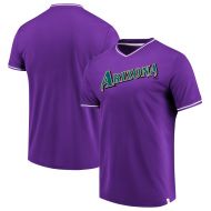 Arizona Diamondbacks Fanatics Branded True Classics V-Neck T-Shirt  PurpleWhite