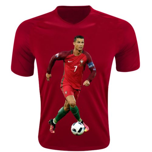  Fanatics Life Ronaldo Jersey Style T-Shirt Kids Cristiano Ronaldo Jersey Portugal T-Shirt Gift Set Youth Sizes  Premium Quality  Soccer Backpack Gift Packaging