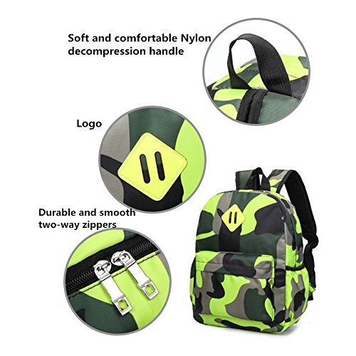  Fanci Camo Flora Printing Kids Backpack Waterproof Toddler School Book bag