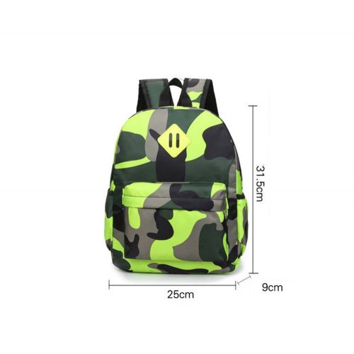  Fanci Camo Flora Printing Kids Backpack Waterproof Toddler School Book bag