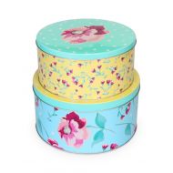Fanci Baking by Captivate Brands FNRTINSET Cake Storage Tin Large/Small Assorted
