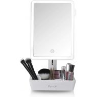 [아마존 핫딜] [아마존핫딜]Fancii LED Lighted Large Vanity Makeup Mirror with 10X Magnifying Mirror - Dimmable Natural Light, Touch Screen, Dual Power, Adjustable Stand with Cosmetic Organizer - Gala