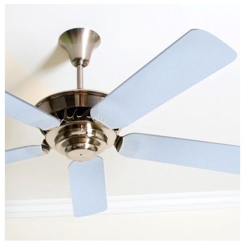  Fancy Blade Ceiling Fan Accessories Blade Cover Decoration, Solid (White)