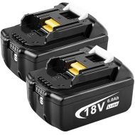 Fancy Buying [2Pack] 18V 6000mAh Replacement Battery for Makita BL1850 BL1815 BL1830 BL1835 BL1840 BL1860 LXT400 194204-5 194205-3 194230-4 194309-1