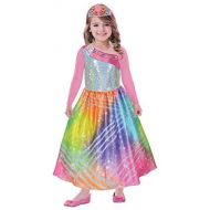 Fancy Me Girls Official Barbie Rainbow Magic Princess Dress & Tiara TV Book Film Fancy Dress Costume Outfit 3-10 Years