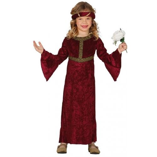  Fancy Me Girls Red Renaissance Medieval Princess Juliet Fancy Dress Costume Outfit 3-12 Years (10-12 Years)