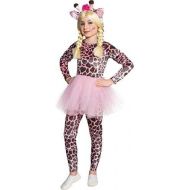 Fancy Me Girls Pink Giraffe Tutu Wild Animal Jungle Safari World Book Day Week Carnival Fancy Dress Costume Outfit (6-8 Years (128cm))