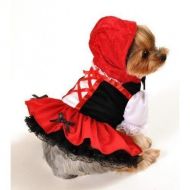 Fancy Me Girl Pet Dog Cat Red Riding Hood Halloween Fancy Dress Costume Outfit Clothes XS-XL (Large)