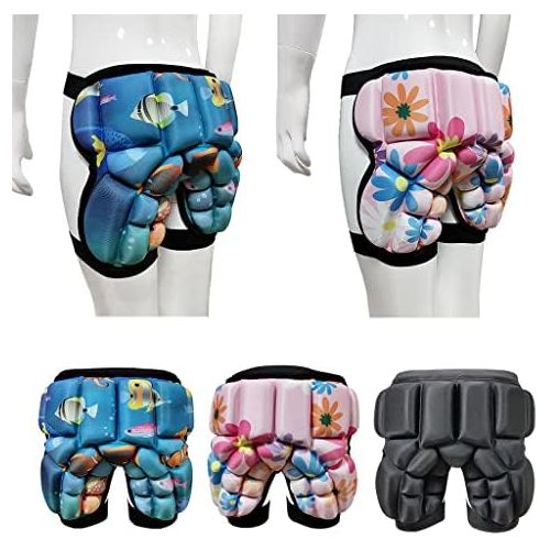  Fancyes High Impact Protection Padded Shorts Snow Sports Ice Skiing Skating Pants for Kids Children - Breathable Lightweight - Multiple Colors