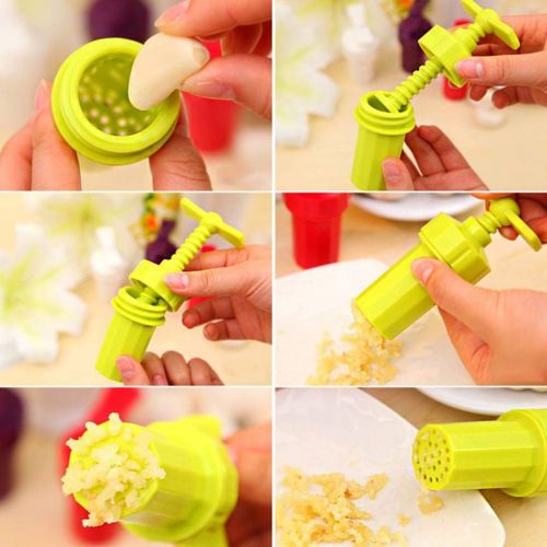  Fangfeen Catch Fairies Resin Garlic Crusher Manual Kitchen Tool Device Multifunctional Ginger Presser (Colour Random)