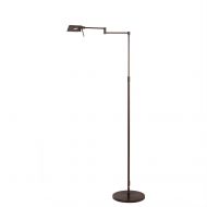 Fangio Lighting 1444ORB Traditional Adjustable Metal Floor Lamp, 53.75-Inch, Oil Rubbed Bronze