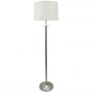 Fangio Lighting 1063 Metal Floor Lamp In Brushed Steel