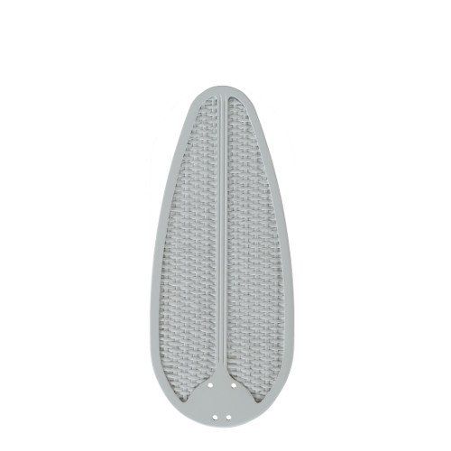  Fanimation B554MW 54 inch Blade: Buttonwood WWoven Wicker, Matte White - 5