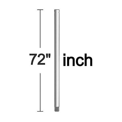  Fanimation DR1-72BN Downrod, 72-Inch x 1 Inch, Brush Nickel